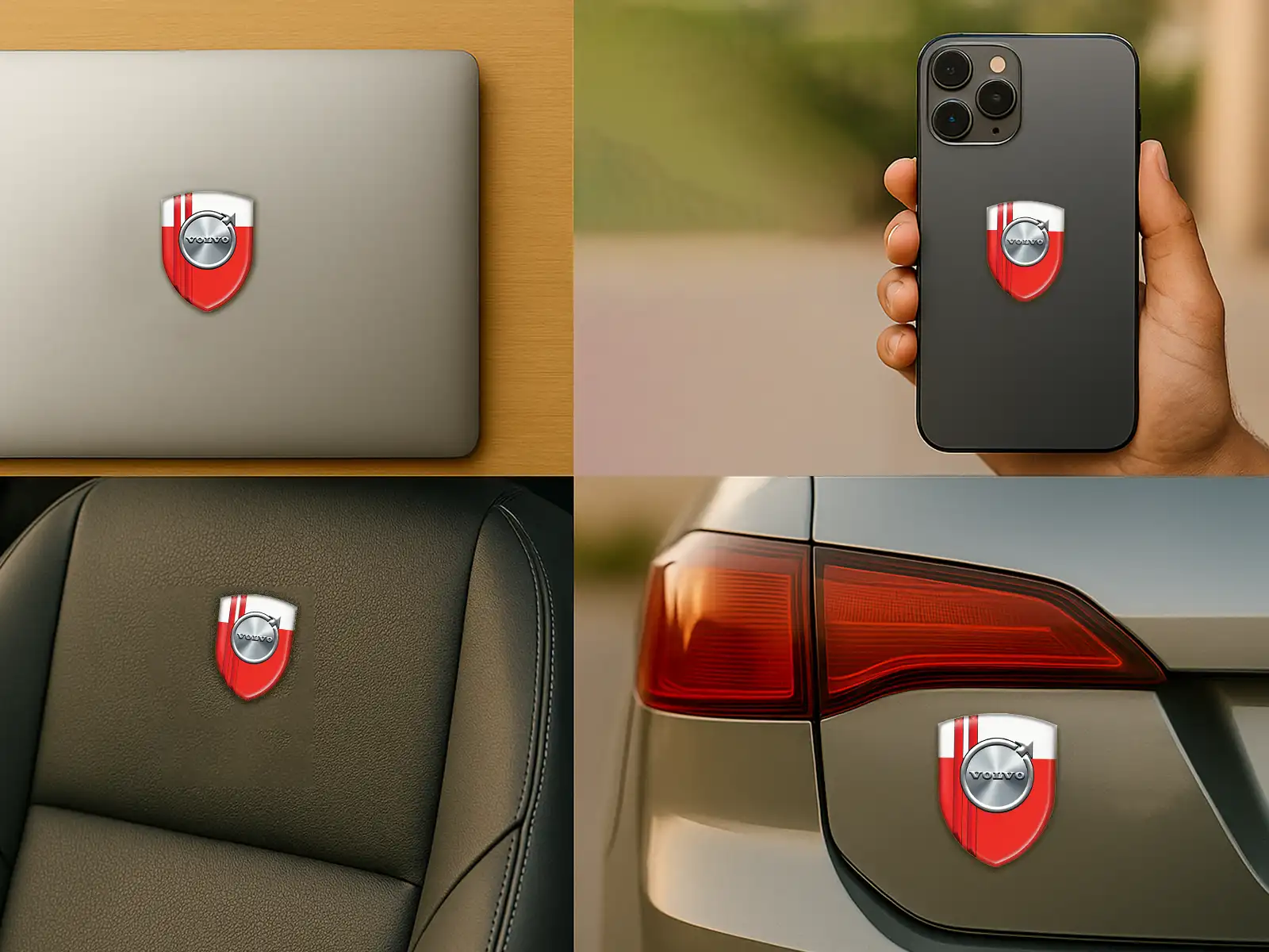 Volvo Emblemas Empresa Coche Universal Alta Calidad Profesional